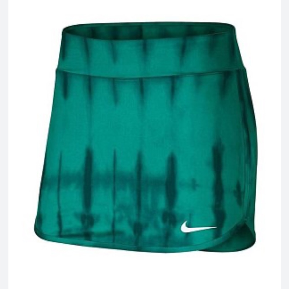 Nike Women's Court Print Pure Skirt Skort Neptune Green medium tall MT